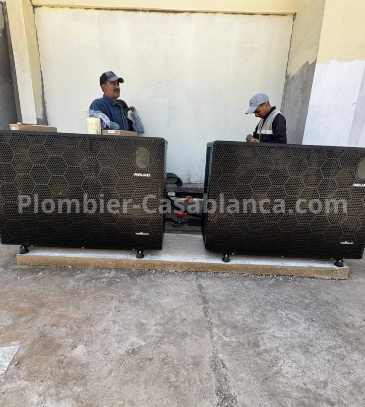 Installation pompe a chaleur piscine Casablanca